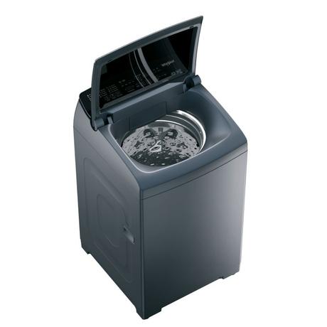 Whirlpool 9 kg Top Load, 360 Degree Bloom wash, In-Built Heater, ZPF Technology, 6th sense Technology, Midnight Grey (360 degree Bloom Wash Pro)-1