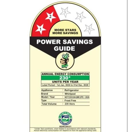 Whirlpool Intellifresh Pro 235 L 2 Star Inverter Convertible Frost Free Double Door Refrigerator, Steel-3