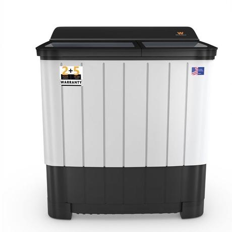 White Westinghouse 9.5 kg Semi-Automatic Top Load Washing Machine, SFW950G, White and Black-0