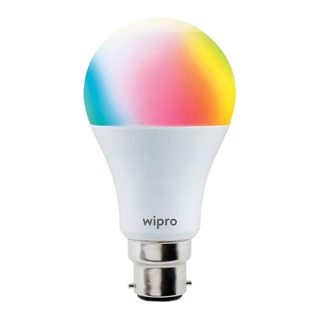 Wipro Garnet 9 Watts B22 NS9001 Smart Light (with 16 million color, Alexa And Google Assistant Supported)-1