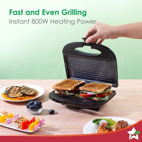 Wonderchef Prato Plus Sandwich Maker Grill-4