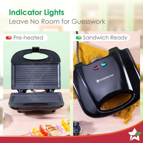 Wonderchef Prato Plus Sandwich Maker Grill-5