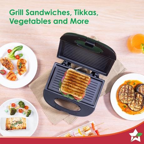 Wonderchef Prato Plus Sandwich Maker Grill-7