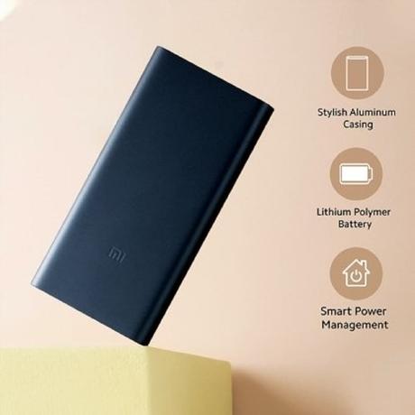 MI Power Bank 3i 10000 mAh Lithium Polymer 18 W Fast Charging, Input- Type C, Micro USB, Dual USB Output, Dual Input (Type-C & Micro USB), Smart Power Management, Two Way Fast Charge, LED Indicators, Black-1