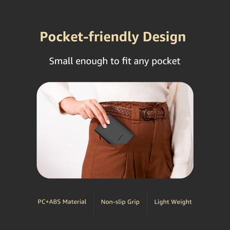Xiaomi Sonic Charge 10000 mAh 33 W Pocket Power Bank Pro, Black-3