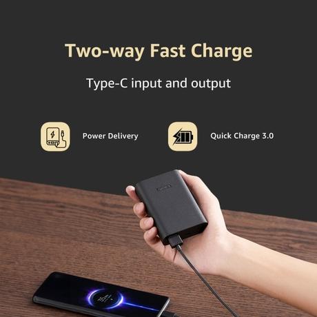 Xiaomi Sonic Charge 10000 mAh 33 W Pocket Power Bank Pro, Black-5