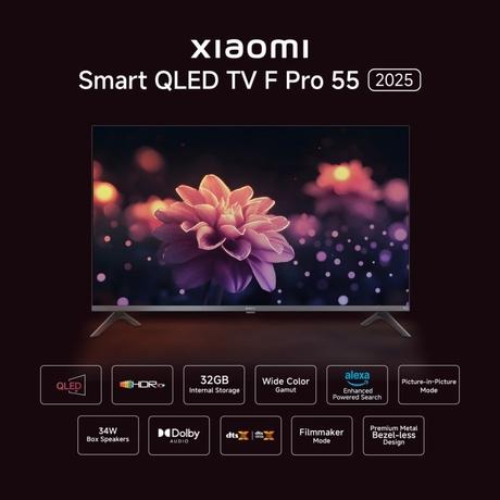 Xiaomi 139.22 cm (55 inch) Ultra HD 4K Smart QLED TV, F Pro Series, ELA6584IN, 2025 Launch-3