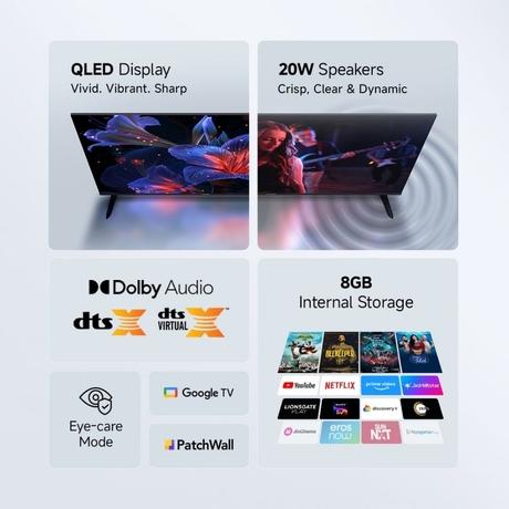 Xiaomi 81.28 cm (32 inch) HD Ready Smart QLED TV, G Series, ELA6580IN, 2025 Launch-2