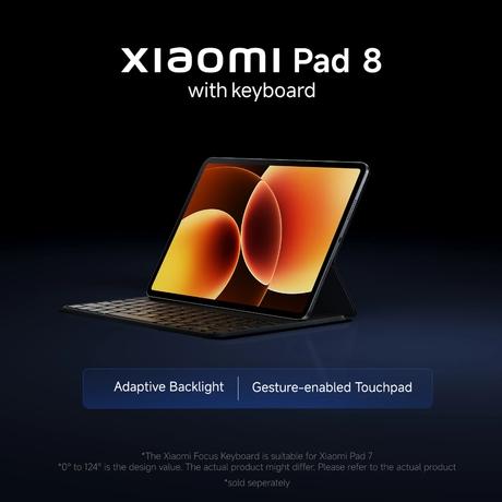 Xiaomi Pad 8 28.44 cm (11.2 inch) Wi-Fi Tablet, 12 GB RAM, 256 GB, Graphite Grey, 72662-7