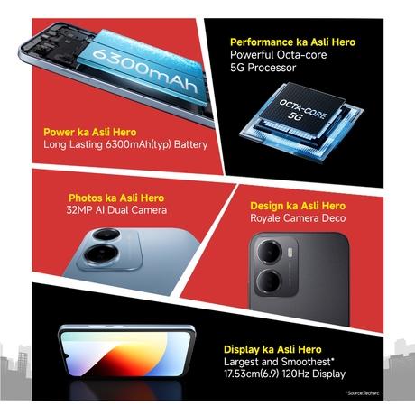 Redmi 15A 5G 64 GB, 4 GB RAM, Blue, Mobile Phone-5