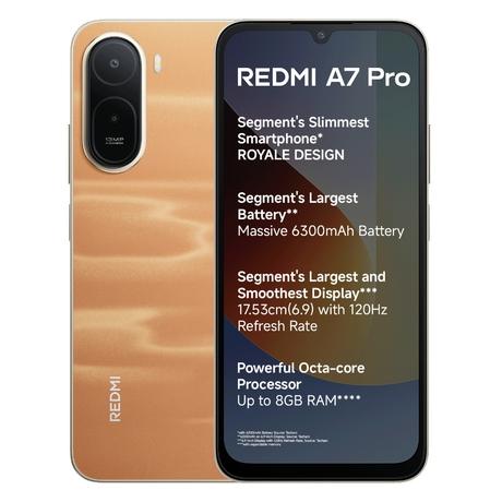 Redmi A7 Pro 4G, 64 GB, 4 GB RAM, Sunset Orange, Mobile Phone-0