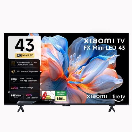 Xiaomi 109.22 cm (43 inch) Ultra HD(4K) FX Mini LED Fire TV, L43MC-FSMIN-5