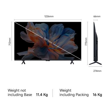 Xiaomi 139.7 cm (55 inch) Ultra HD(4K) FX Mini LED Fire TV, L55MC-FSMIN-10