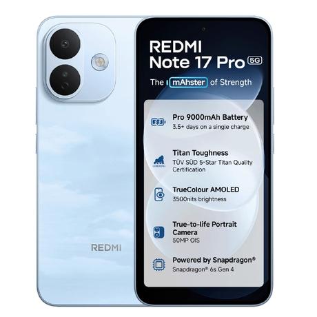 Redmi Note 17 Pro 5G 128 GB, 8 GB RAM, Blue, Mobile Phone-0