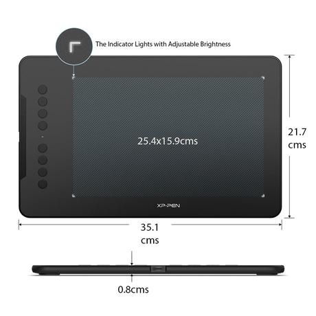 XP-Pen Deco Series Deco 01 V2 Graphic Pen Tablet with Tilt Support-2