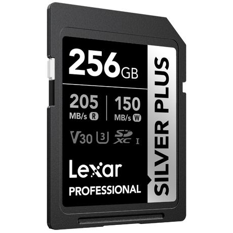 Buy Lexar 256 GB SDXC UHS-I Professional Silver Plus Memory Card