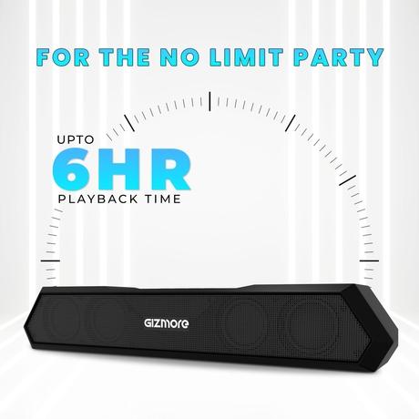 Buy Gizmore Giz 1200 Bluetooth 12 Watts RMS Sound Bar at Reliance