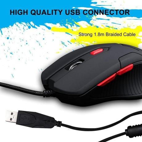 Zebronics Zeb-Feather Gaming Wired Mouse with High Grade Gaming Sensor, 6 Buttons-3