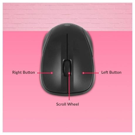 Zebronics Zeb-Companion 107 Wireless Keyboard and Mouse Combo with nano receiver, 2.4 Ghz, 10 m range, 1200 DPI-4