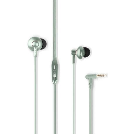Zebronics Zeb-Buds 10 Wired Earphones with Mic and a Multi-function Button, Lightweight, Strong and long lasting cable, Metal design, Green-0
