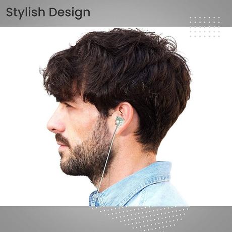 Zebronics Zeb-Buds 10 Wired Earphones with Mic and a Multi-function Button, Lightweight, Strong and long lasting cable, Metal design, Green-4