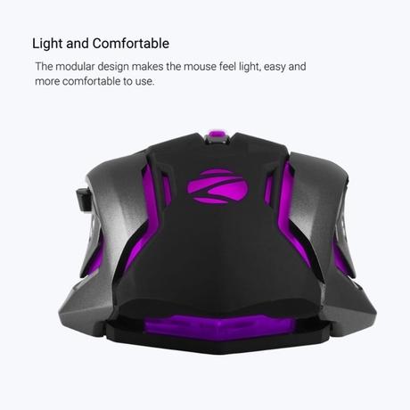Zebronics Transformer-M Wired Gaming Mouse, Black-3