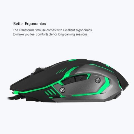 Zebronics Transformer-M Wired Gaming Mouse, Black-4