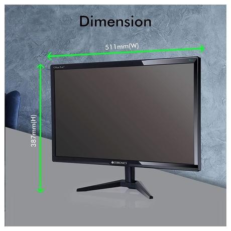 ZEBRONICS MT61-ZEB A22FHD 54.6 cm (21.5 inch), 1920 x 1080 Resolution, Black Monitor-6