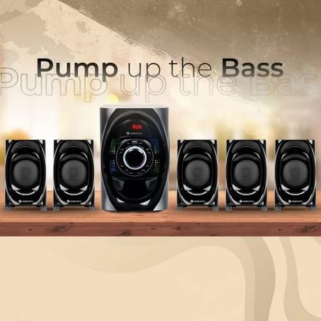 Zebronics SPK-ZEB BTRUCF 5.1 Ch Computer Multimedia Speaker (SPARK 100)-2