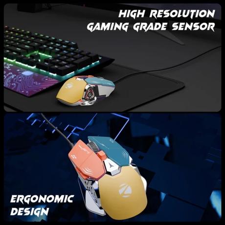 Zebronics Transformer M Plus Wired Gaming Mouse, Multicolour-3