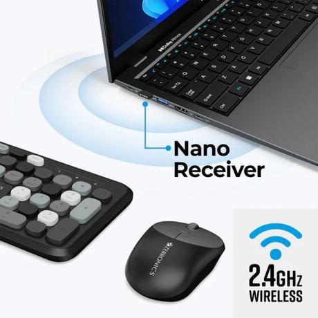 Zebronics Companion 302 Wireless Keytboard and Mouse Combo, Dark Blue-2
