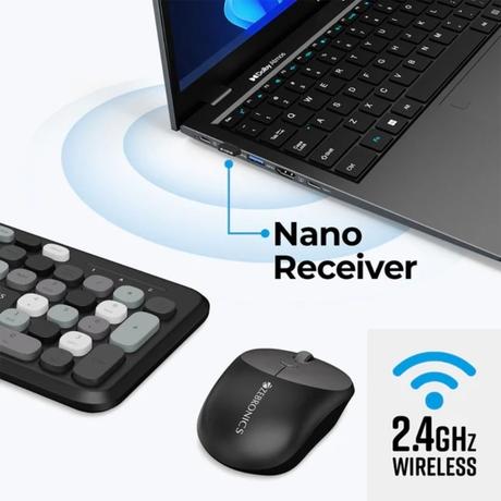 Zebronics Companion 302 Wireless Keytboard and Mouse Combo, Dark Blue-2