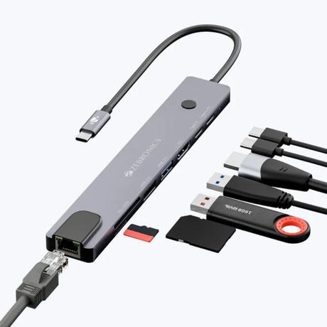 Zebronics CT81 Plus Multiport USB Hub-0