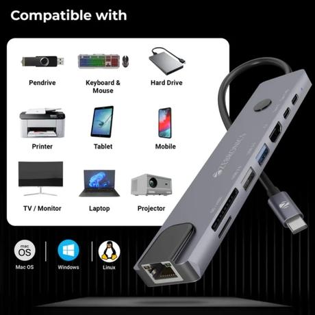 Zebronics CT81 Plus Multiport USB Hub-5