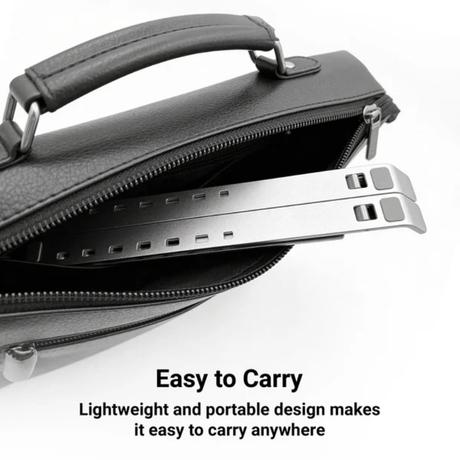 Zebronics Lite Laptop Stand, Silver A75-NS2000-5