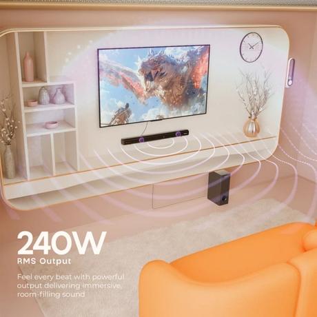 Zebronics Juke Bar 9101 Pro Dolby 240 Watts 2.1 Computer Multimedia Speaker-1