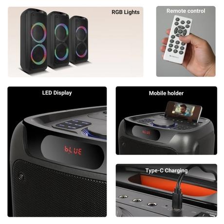 Zebronics Thump 10 200 Watts DJ Speaker-8