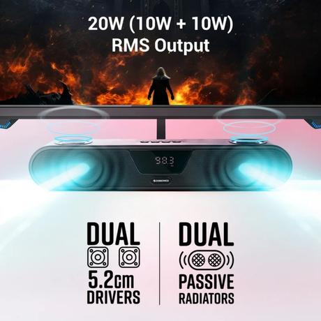 Zebronics Astra 40 20 Watts Portable Bluetooth Speaker-2