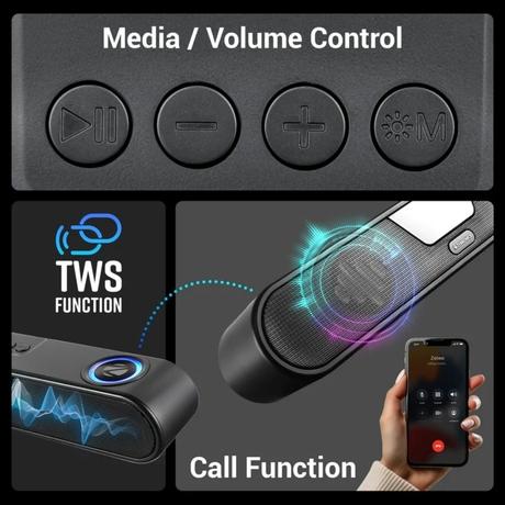 Zebronics Astra 40 20 Watts Portable Bluetooth Speaker-6
