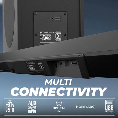 Zebronics Juke Bar 6100 DWS Pro 340 Watts 2.1 Computer Multimedia Speaker-3