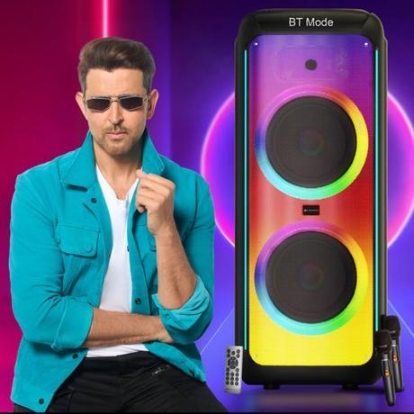 Zebronics Lumos DJ 240 Watts Trolley Speaker-1