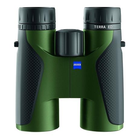 Zeiss Terra ED 8 x 42 Binocular with Waterproof and Nitrogen-filled Design (Black/Green)-0