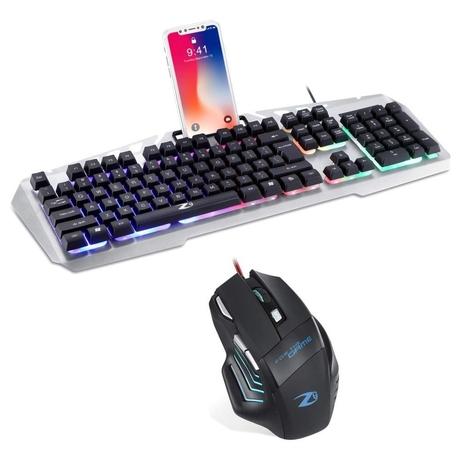 Zoook Combat Pro Zoook Wired Gaming Keyboard and Mouse Combo (Silver)-7
