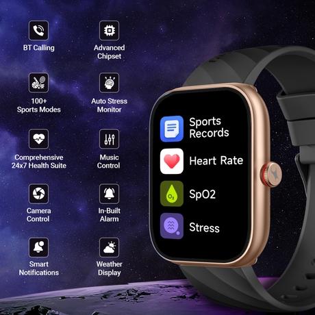 Buy Fastrack Limitless FS2 Smartwatch, Black at Reliance Digital