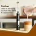 Agaro STS Royal Rechargeable Milk Frother, 3 Speed Electric Coffee Frother, Stainless Steel Whisk, Stand Design for Milk and Cream-3
