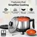 Agaro Esteem Multipurpose Electric Kettle 1.2 L 600 W, Stainless Steel, Egg Rack & Grill Rack, 3 Heating Modes, Boiling Water, Tea, Coffee, Oats, Noodles and Soup-3