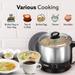Agaro Esteem Multipurpose Electric Kettle 1.2 L 600 W, Stainless Steel, Egg Rack & Grill Rack, 3 Heating Modes, Boiling Water, Tea, Coffee, Oats, Noodles and Soup-6
