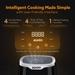 Agaro Galaxy Digital Air Fryer 4.5 L 1400 W, 7 Preset Programs, Touch Display, 360 degree Air Circulation, Bake Roast Toast Reheat-5