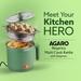 Agaro Regency Multipurpose Electric Kettle 1.2 L 600 W, Electric Steamer, Egg and Vegetable Boiler, Variable Temperature Control, Double Layer Body, Wide Mouth-2 Agaro Regency Multipurpose Electric Kettle 1.2 L 600 W, Electric Steamer, Egg and Vegetable Boiler, Variable Temperature Control, Double Layer Body, Wide Mouth-2