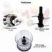 Agaro Elegant Electric Vegetable Chopper, Black-4